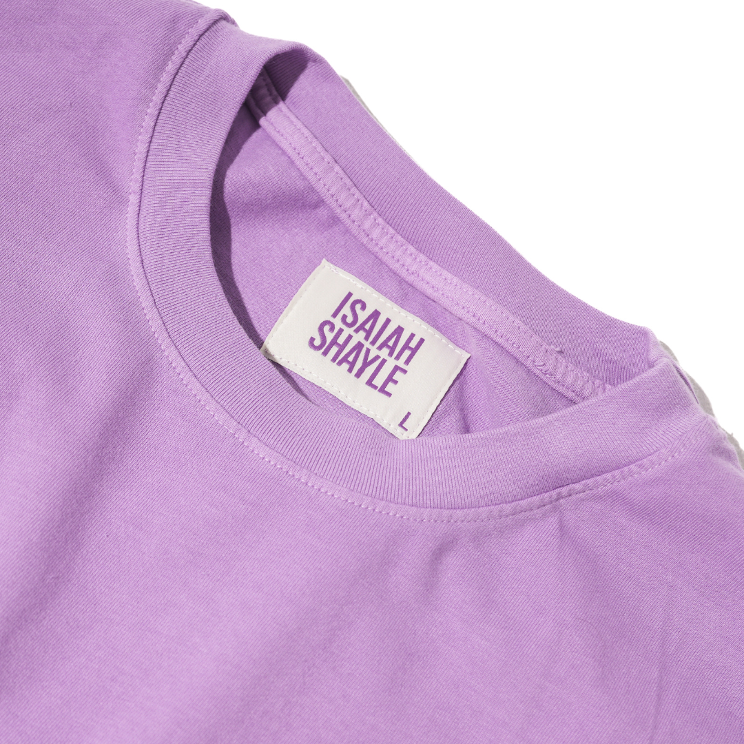 BASICS 2.0 - PURPLE STAPLE TEE