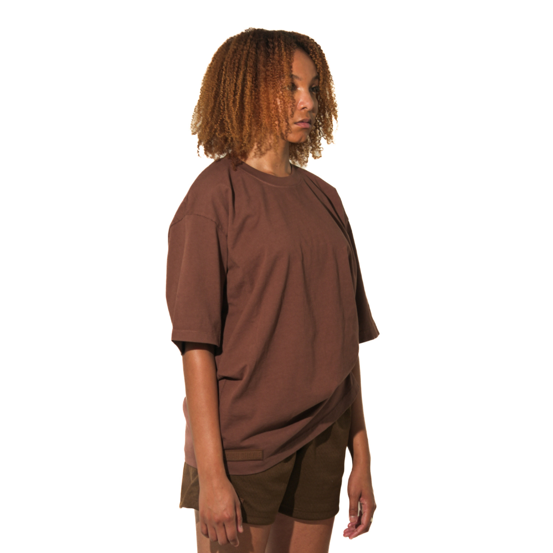 BASICS 2.0 - BROWN STAPLE TEE