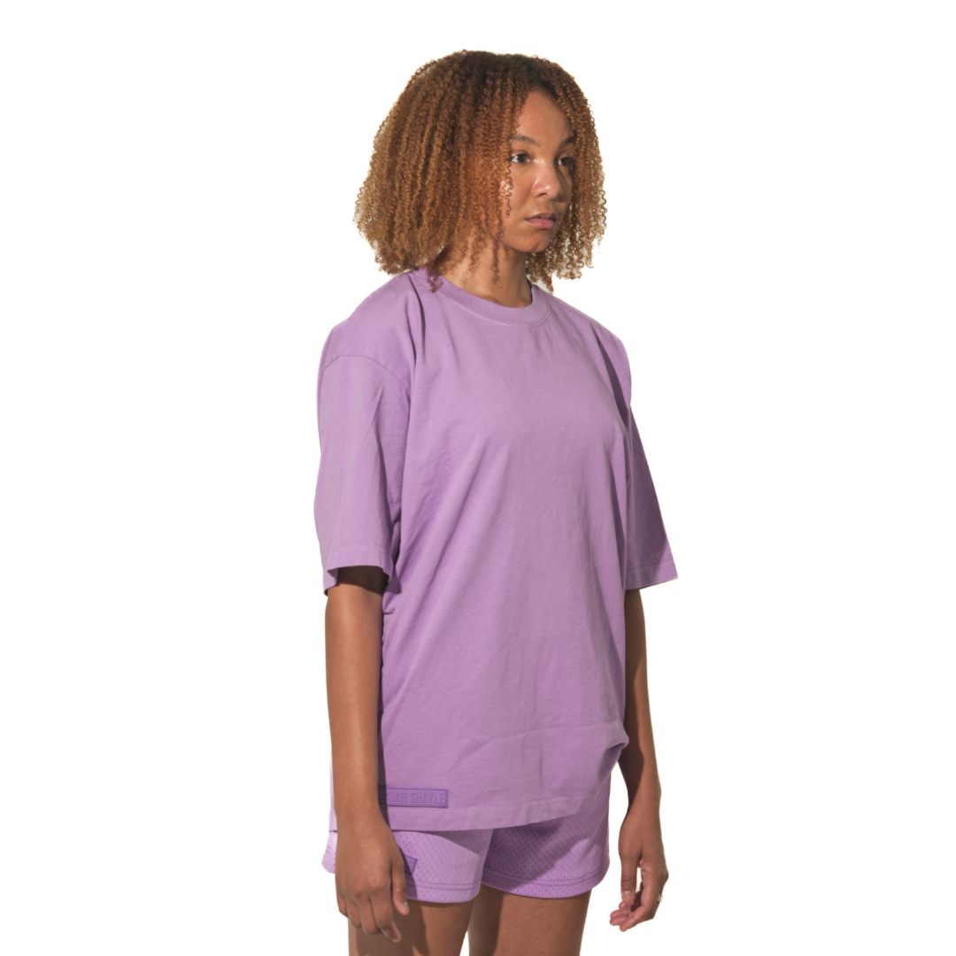 BASICS 2.0 - PURPLE STAPLE TEE