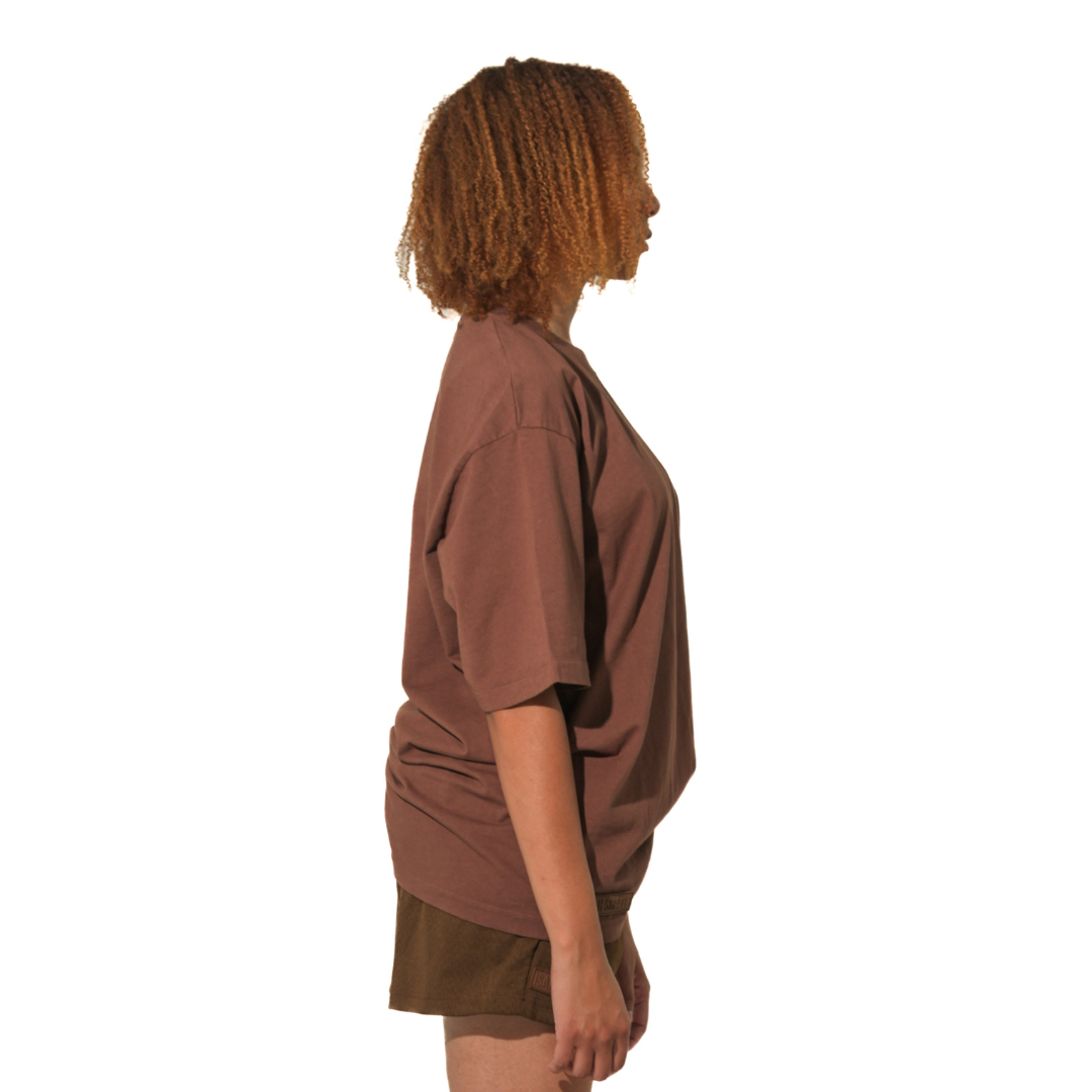BASICS 2.0 - BROWN STAPLE TEE