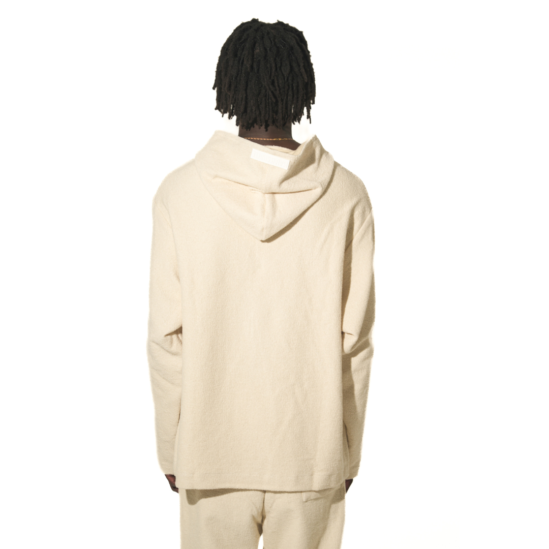 BASICS 2.0 - CREAM LOUNGE HOODIE
