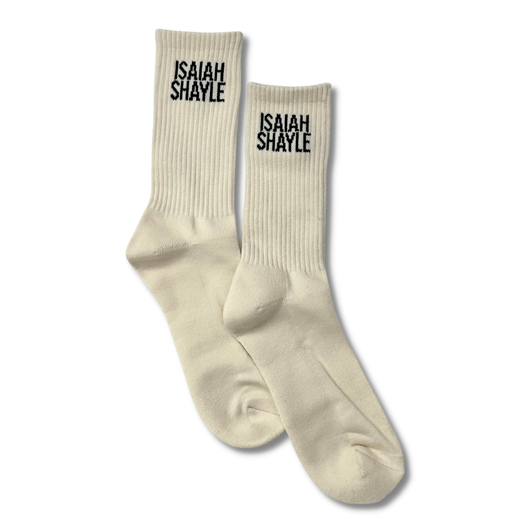 CREAM PREMIUM ISAIAH SHAYLE SOCKS
