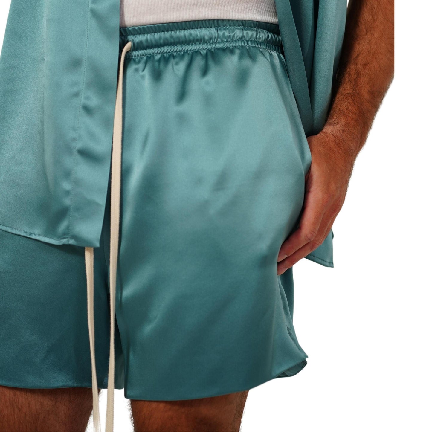 EVERYDAY SILK BOTTOM (AQUA)