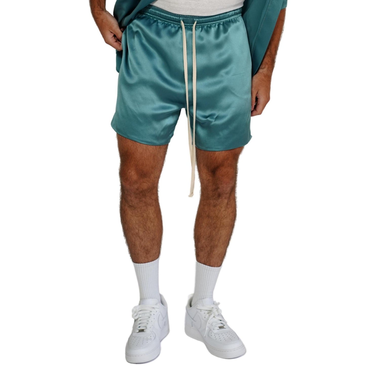 EVERYDAY SILK BOTTOM (AQUA)