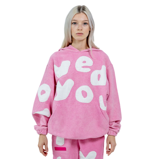 I LOVED YOU... PATCHWORK HOODIE