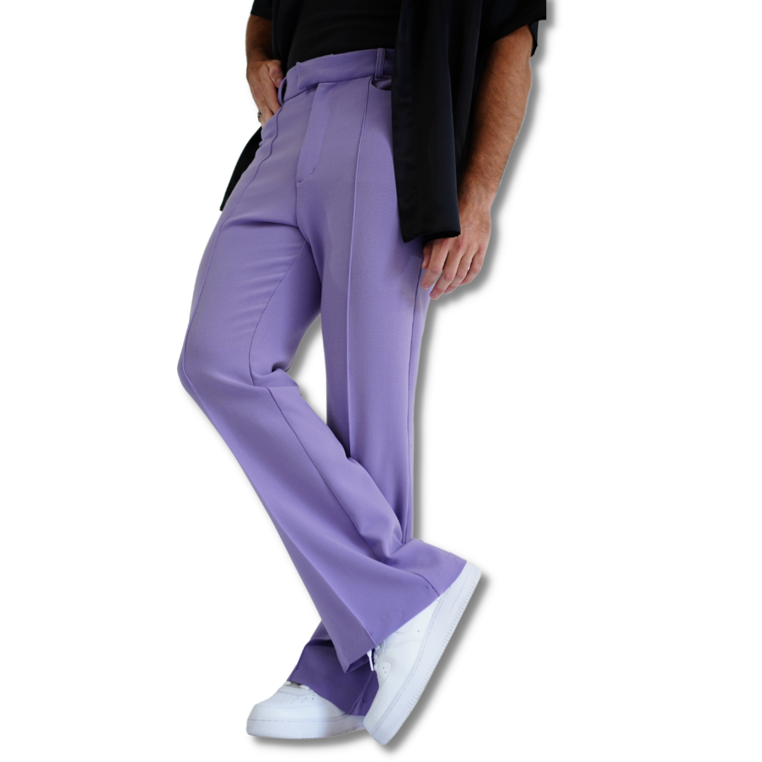 ISAIAH SHAYLE SIGNATURE TROUSER (LILAC)