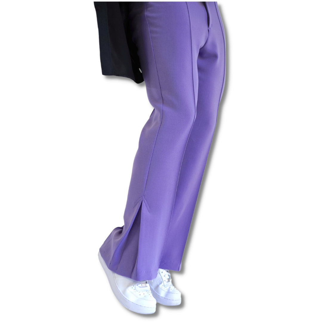 ISAIAH SHAYLE SIGNATURE TROUSER (LILAC)