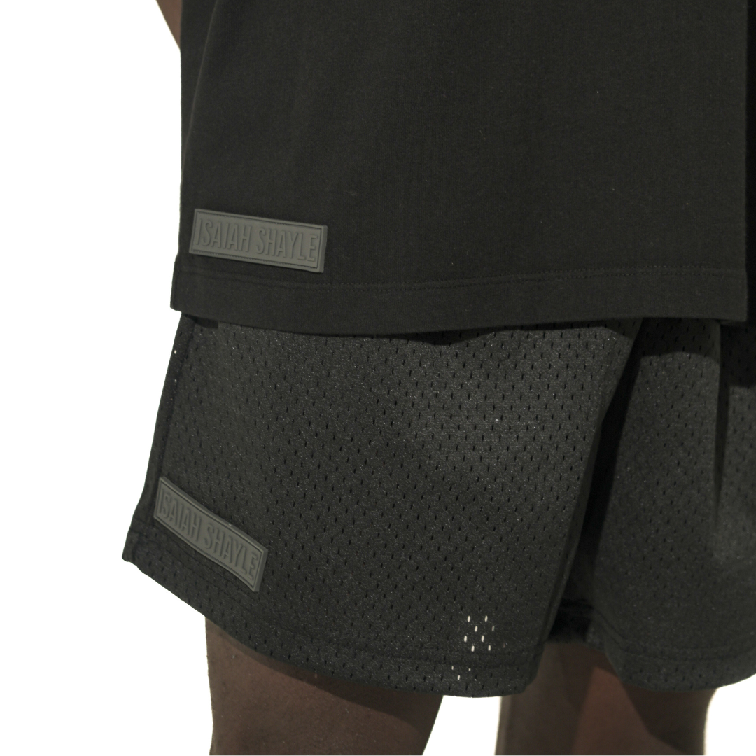 BASICS 2.0 - BLACK MESH SHORTS