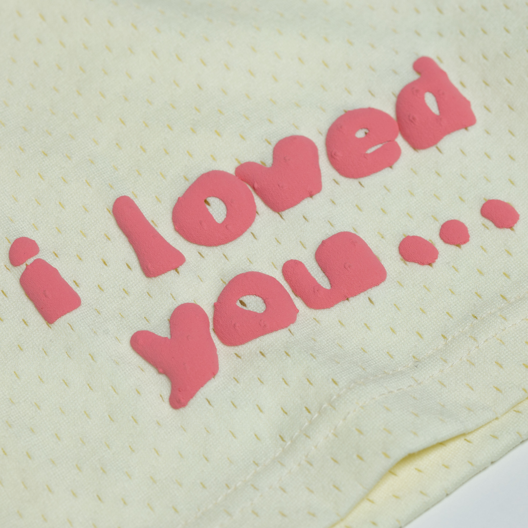 I LOVED YOU... MESH SHORT CREAM