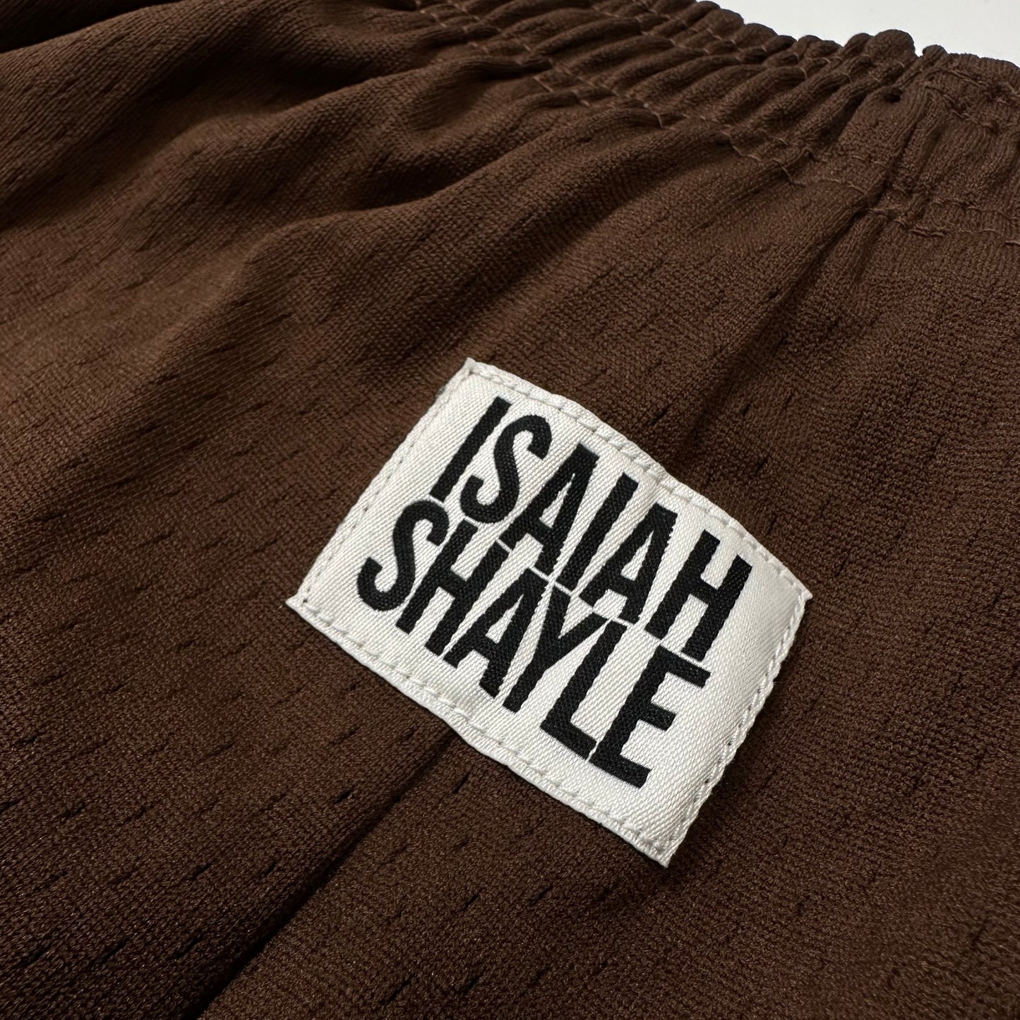 KJ x ISAIAH SHAYLE PRO MESH SHORT - BROWN