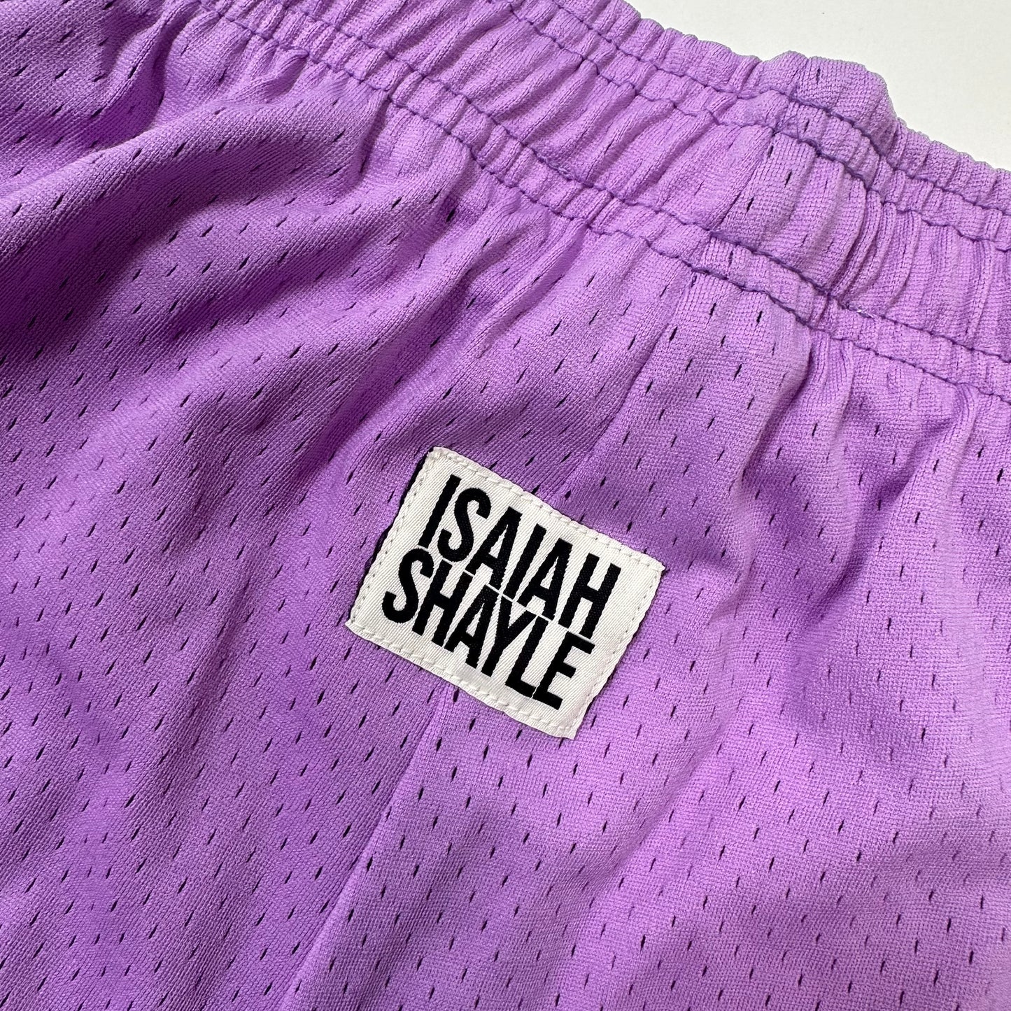 KJ x ISAIAH SHAYLE PRO MESH SHORT - LAVENDER